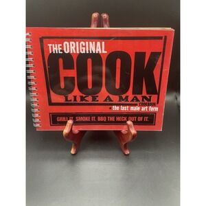 THE ORIGINAL COOK LIKE A MAN GRILL SMOKE BBQ LAST MALE ART FORM Marlboro 2004